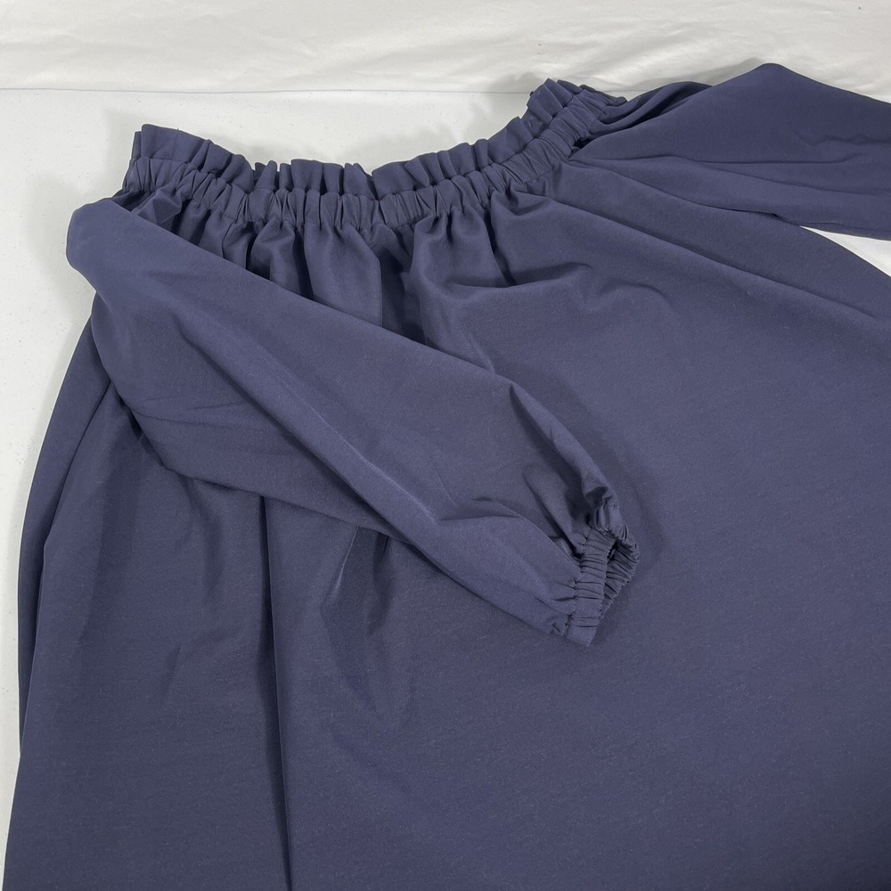 Ixiah Women's Blouse Size 8 Off The Shoulder‎ Peplum Trim Boho Cottage Peasant